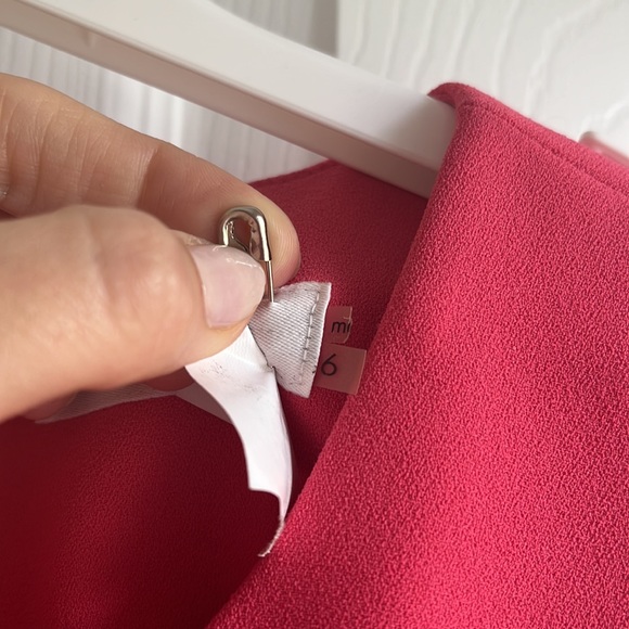 Calvin Klein Pink Ruffle Layered Dress - Picture 5 of 9